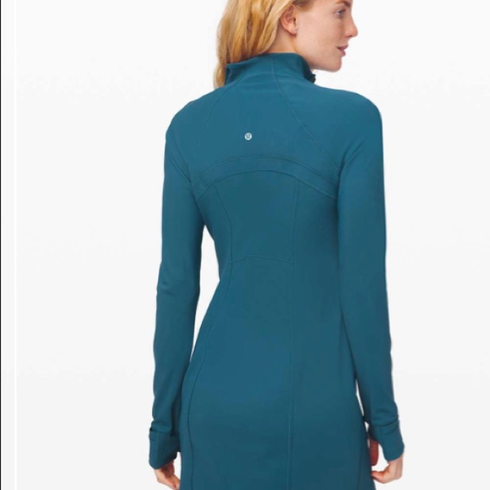 lululemon athletica Teal Long Sleeve Dress - Picture 2 of 2